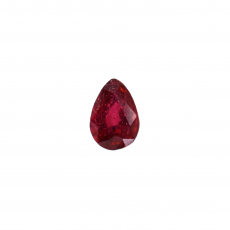 Thai Ruby Pear Shape 6.2x4.3mm Single Piece 0.73 Carat
