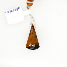 Tiger's eye Drop Conical Shape 27x14mm Drilled Bead Single Piece
