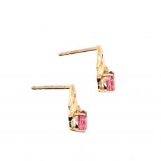 Tourmaline Oval 1.05 Carat With Diamond Accents in 14K Yellow Gold