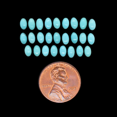 Turquoise Cab Oval 5x3mm Approximately 4 Carat