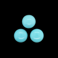 Turquoise Cab Round 10mm Approximately 7 Carat