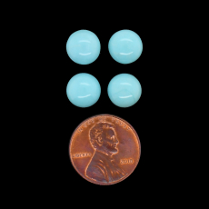 Turquoise Cab Round 9MM Approximately 8 Carat