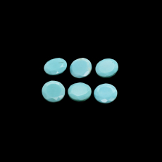 Turquoise Rose Cut Round 8mm Approximately 8 Carat