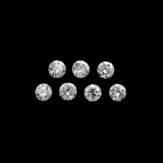 White Diamond Round 2.2mm Approximately 0.30 Carat