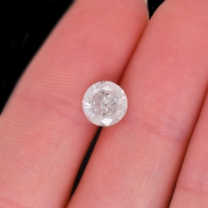 White Diamond Round 6.8mm Single Piece 1.25 Carat*