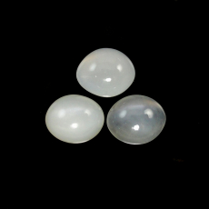 White Moonstone Cab Oval 12X10mm Approximately 15 Carat