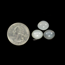 White Moonstone Cab Oval 12X10mm Approximately 15 Carat
