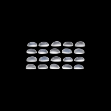 White Moonstone Cab Pear Shape 6x4mm Approximately 9 Carat