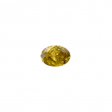 Yellow Diamond Oval 4.5x3.2mm Single Piece 0.25 Carat