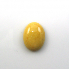 Yellow Mookaite Jasper Cab Oval  20X15mm Single Piece Approximately 13 Carat