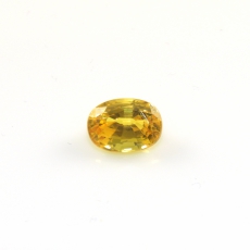 Yellow Sapphire Oval Shape 9.5x6.9mm Approximately 3.36 Carat*