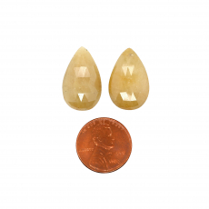 Yellow Sapphire Pear Shape 20X13mm Approximately 26.60 Carat
