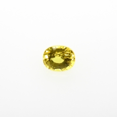 Yellow Sapphire Round 7.8x6.5mm Approximately 2.52 Carat Single Piece*