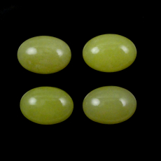 Yellow Serpentine Cab Oval 14X10mm Approximately 19 Carat