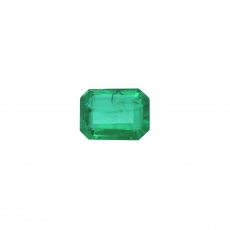 Zambian Emerald Emerald Cut 6.3x4.8mm Single Piece 0.64 Carat