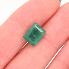 Zambian Emerald: Emerald Cut 9x7mm 2.33 Carats