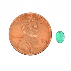 Zambian Emerald Oval 5.5x3.9mm Single Piece 0.40 Carat