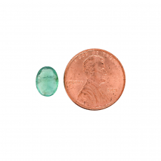 Zambian Emerald Oval 9.28x6.91mm Approximately 1.65 Carat