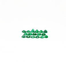 Zambian Emerald Round 2.5mm Approximately 1 Carat