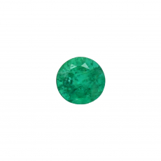 Zambian Emerald Round 5.2mm Single Piece 0.69 Carat