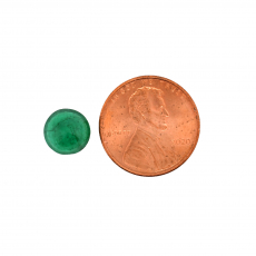 Zambian Emerald Round 8.8mm Single Piece 2.68 Carat