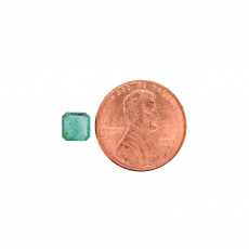 Zambian Emerald Square  6mm Approximately 1.14 Carat Single Piece