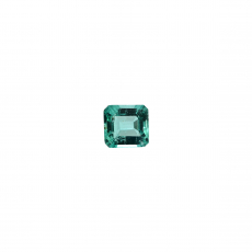 Zambian Emerald: square Cut 5.9x5.6mm 0.83 Carats Single Piece