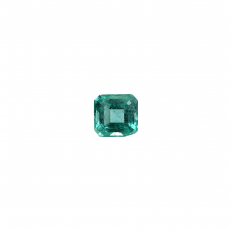 Zambian Emerald: square Cut 5.9x5.7mm 0.91 Carat Single Piece