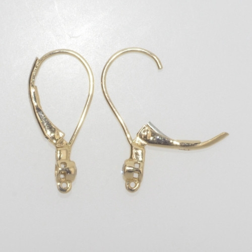 0.07 Carat Diamond Huggie Earring In 14k Yellow Gold
