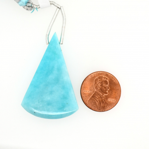 Amazonite Drops Conical Shape 40x22mm Drilled Bead Single Piece
