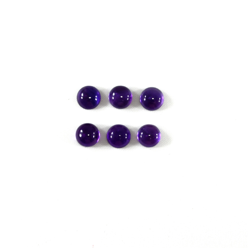 Amethyst Cab Round 8mm Approximately 12 Carat.