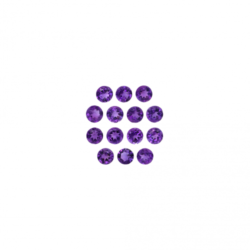 Amethyst Round 3mm Approximately 1.50 Carat
