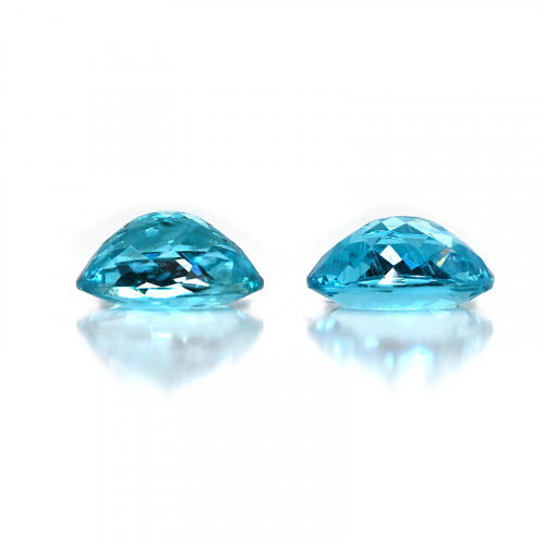 Apatite Oval 8x6mm Matching Pair Approximately 2.75 Carat