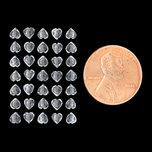 Aquamarine Heart Shape 3mm Approximately 4 Carat