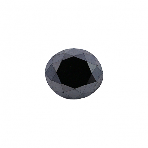Black Diamond Oval 7x6.2mm Approximately 1.31 Carat