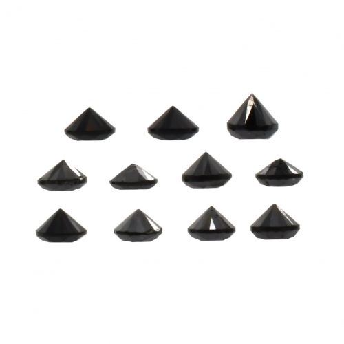 Black Diamond Round 1.9mm Approximately 0.35 Carat