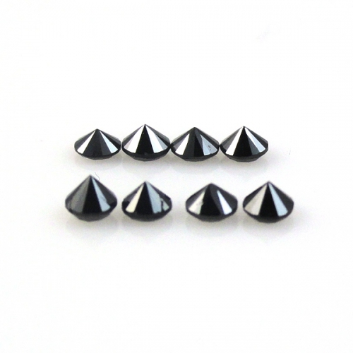 Black Diamond Round 2mm Approximately 0.35 Carat
