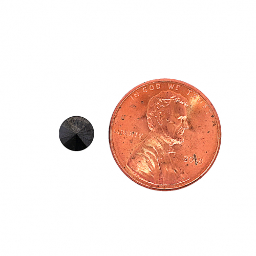 Black Diamond Round 5.9mm Approximately 1.06 Carat