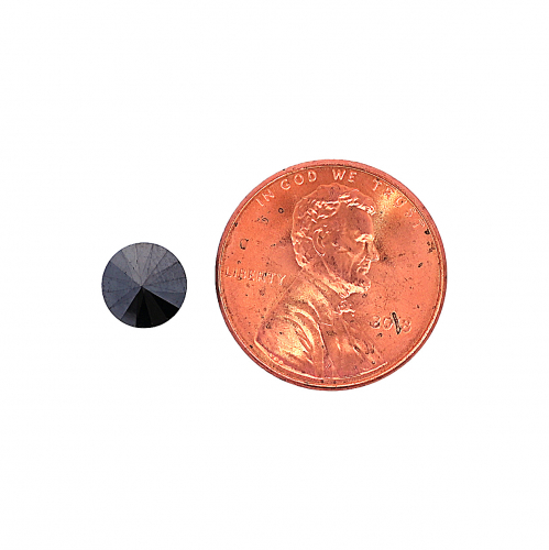 Black Diamond Round 7mm Approximately 1.62Carat