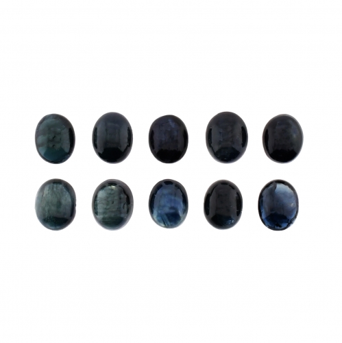 Blue Sapphire Cab Oval 5x4mm Approximately 5 Carat