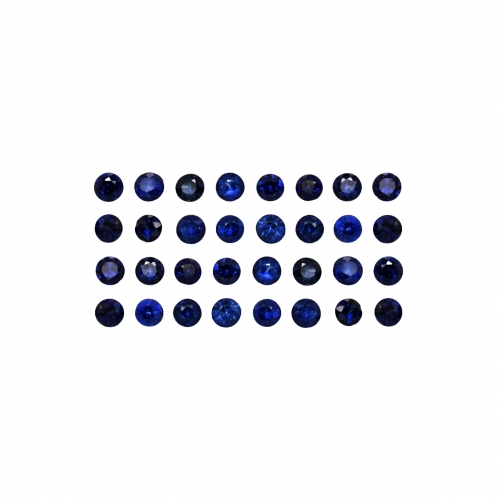 Blue Sapphire Round 1.8mm Approximately 1 Carat