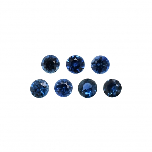 Blue Sapphire Round 3.3mm Approximately 1 Carat