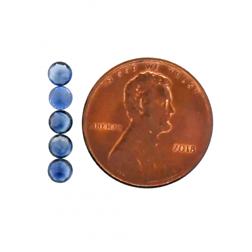 Blue Sapphire Round 3.5mm Approximately 0.94 Carat