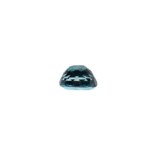 Blue Zircon Emerald Cushion 10.5x7.5mm Single Piece 6.43 Carat