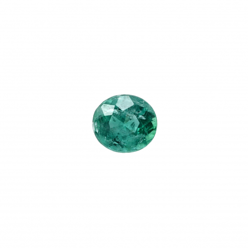 Brazilian Emerald Oval 7.2x6.5mm Approximately 1.13 Carat