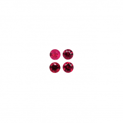Burmese Red Spinel Round 3.2mm Approximately 0.50 Carat