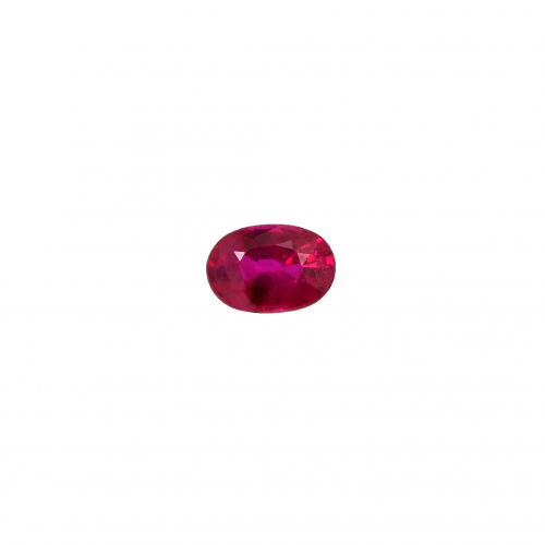 Burmese Ruby Oval 5.8x4mm Single Piece 0.54 Carat