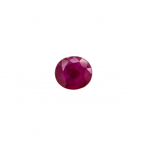 Burmese Ruby Oval 6.6x6mm Single Piece 1.30 Carat