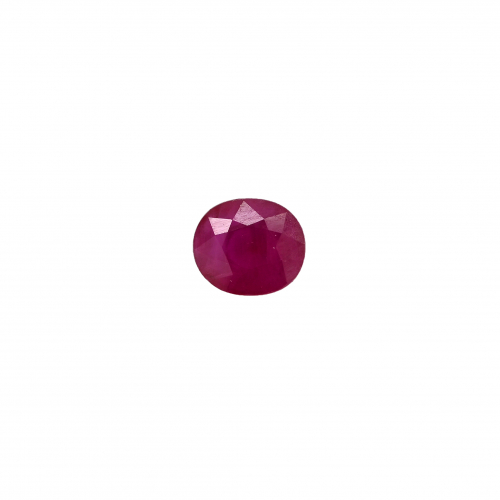 Burmese Ruby Oval 6x5.3mm Single Piece 1.06 Carat