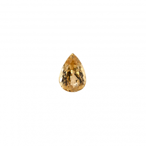 Butterscotch Yellow Tourmaline Pear Shape 11.25x7.9mm Single Piece 3.74 Carat